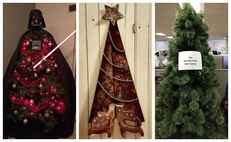 10 Kreasi Pohon Natal Yang Anti Mainstream Boleh Dicoba Nih Semua Halaman Hai