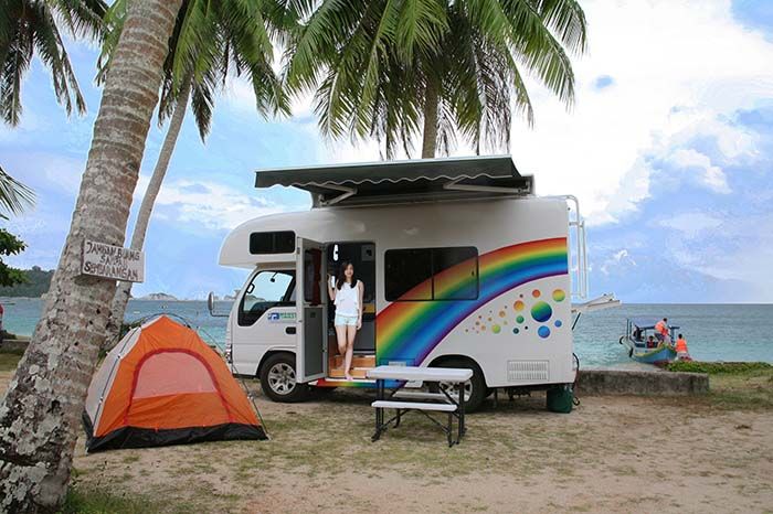 Keliling Belitung dengan karavan mini