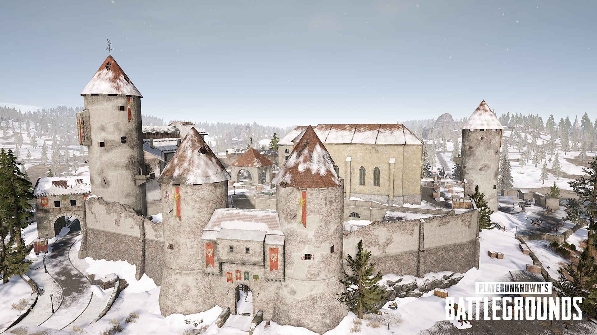 Castle di Peta Vikendi PUBG