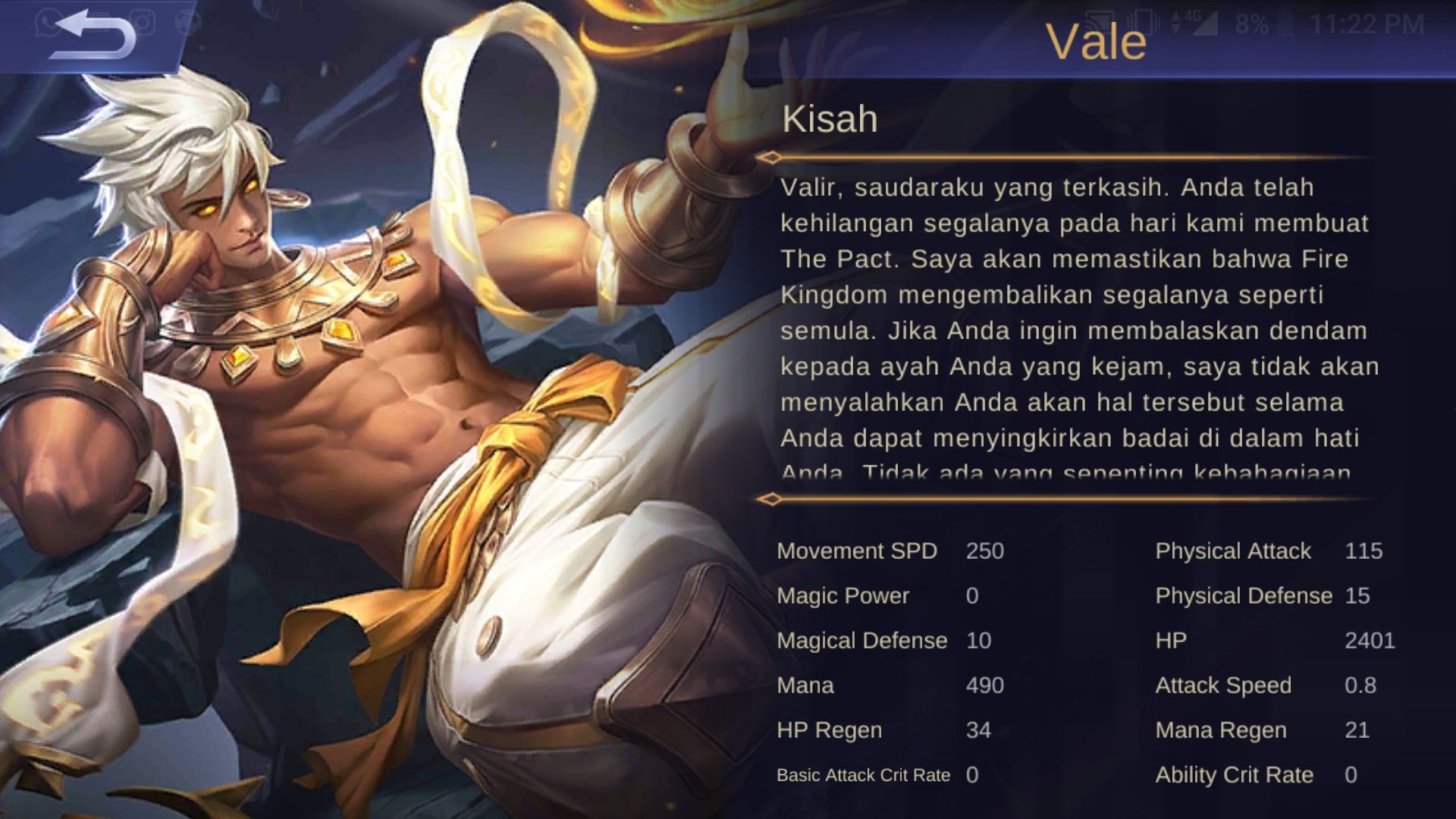 Vale Mobile Legends