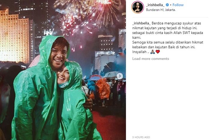 Ammar Zoni dan Irish Bella Rayakan Tahun Baru Berdua