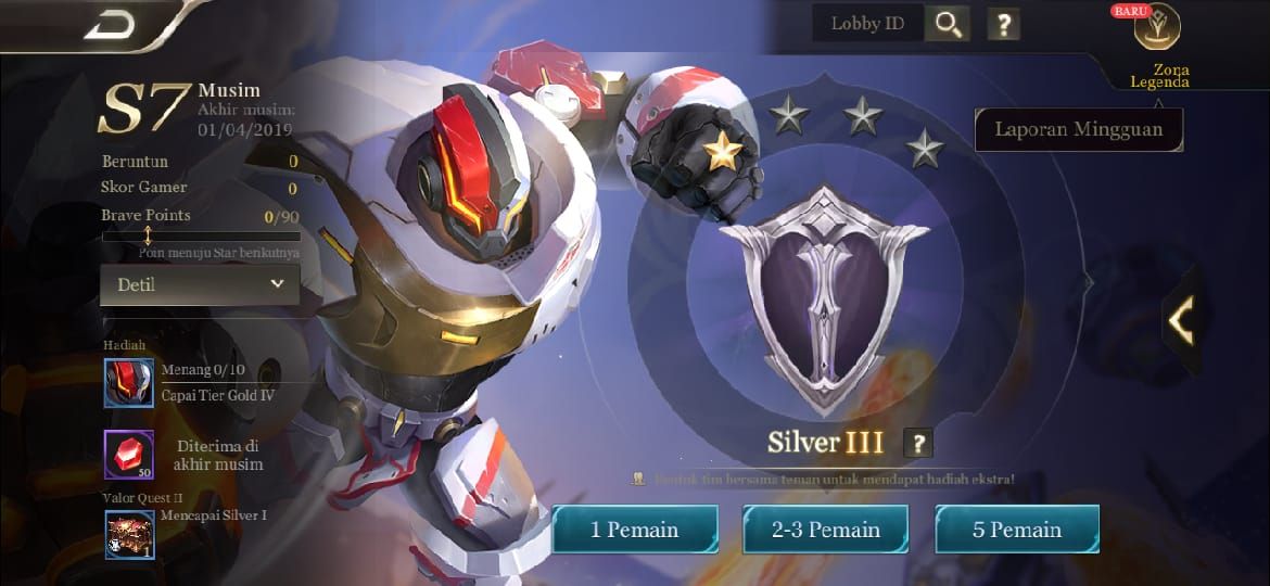 Season 7 Ranked di Arena of Valor