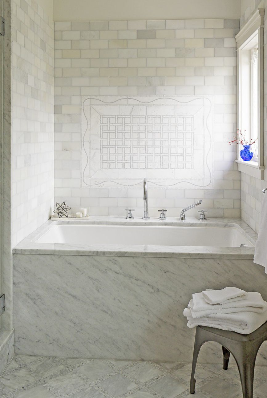 inspirasi bathtub marmer