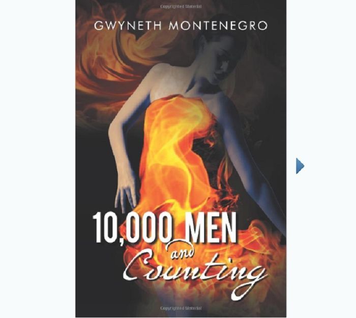 Buku Gwyneth Montenegro berjudul '10,00 Men and Counting'