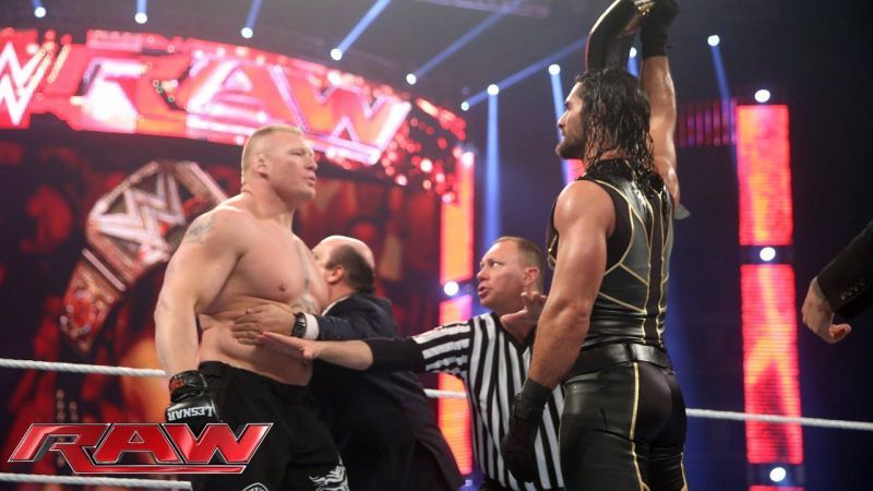 Brock Lesnar vs Seth Rollins