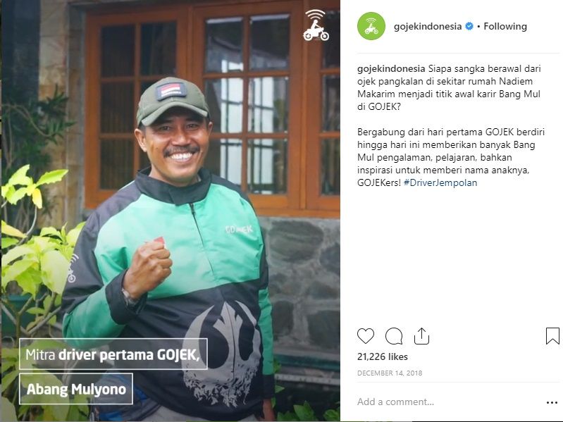 cerita perjuangan driver gojek pertama di Indonesia