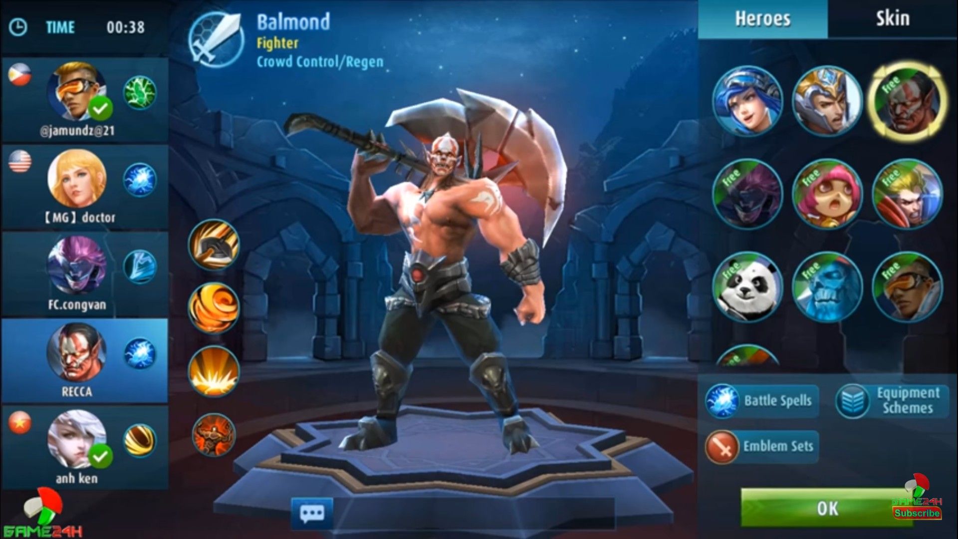 Memilih hero di Mobile Legends Season 1