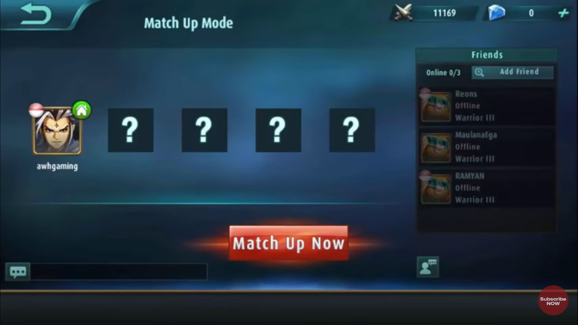 Match up mode Mobile Legends Season 1