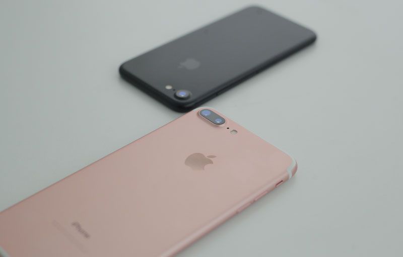 iPhone 7 Plus Rose Gold, iPhone 7 Black
