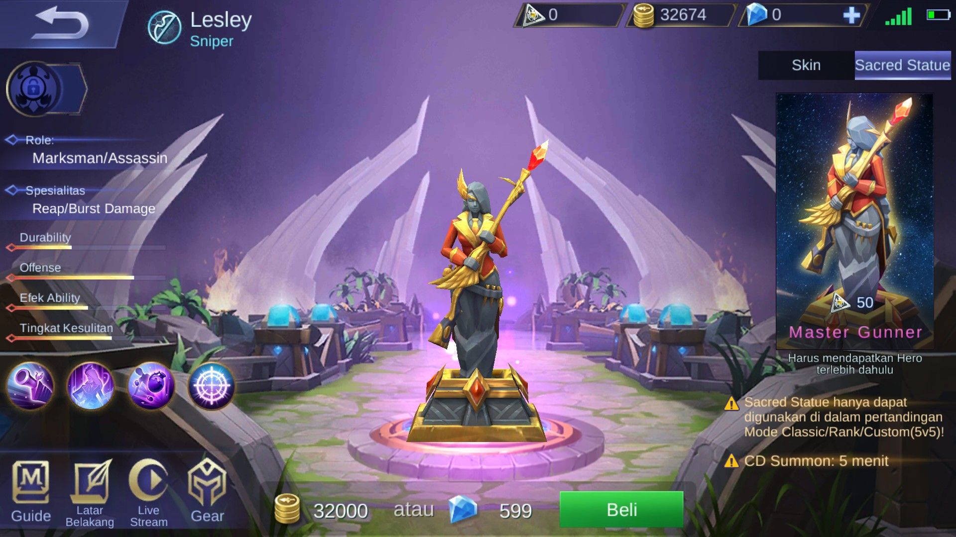 Apa Sebenarnya Fungsi Sacred Statue Mobile Legends? Ini Penjelasannya