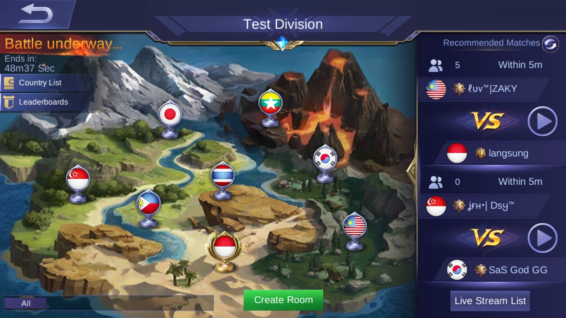 Test Division Global Conquest Mobile Legends