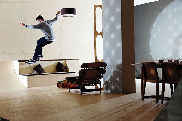 Rumah skateboard di Amerika