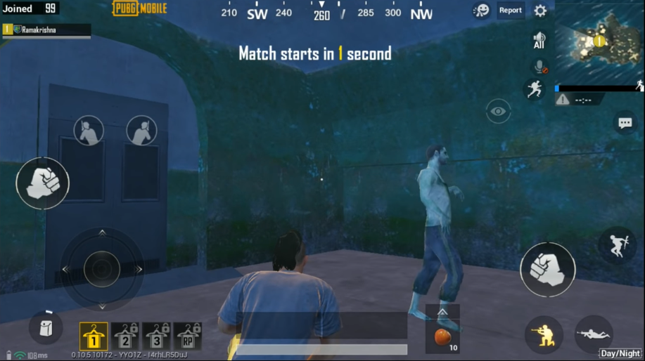 Cara mencari Zombie Hidup di PUBG Mobile 