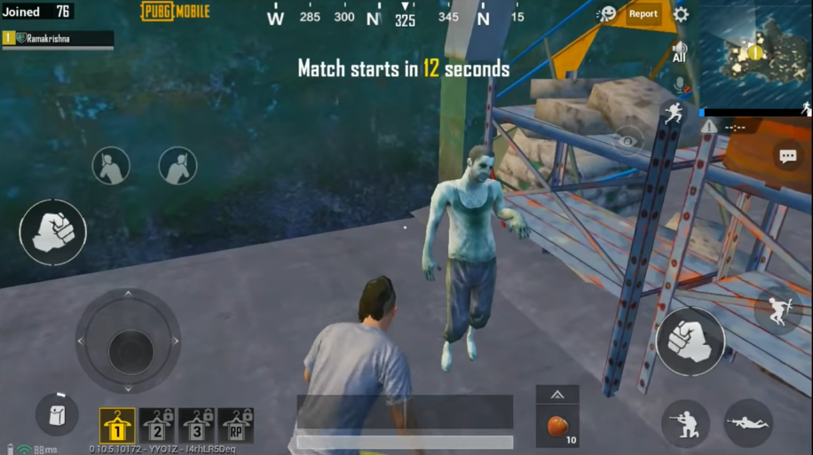 Cara mencari Zombie hidup di PUBG Mobile