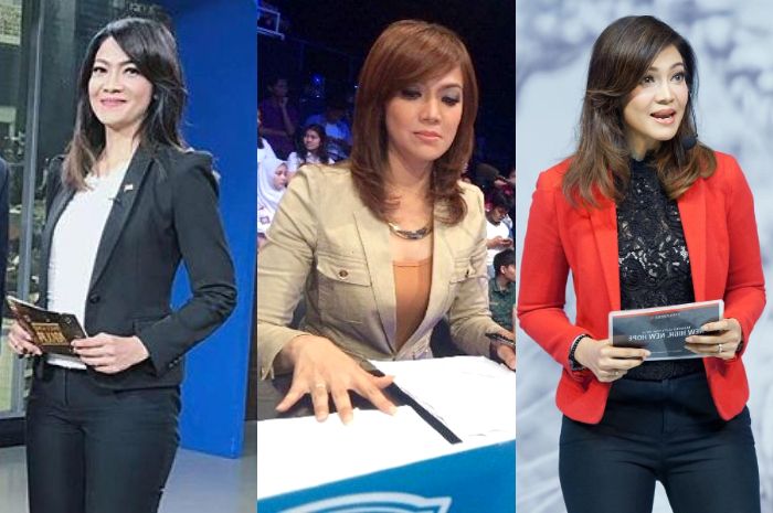 Deretan penampilan Ira Koesno, moderator debat Capres 2019 saat tampil memakai berbagai model blazer