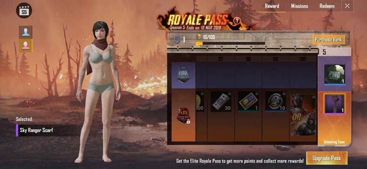 Royale Pass Season 5 PUBG Udah Dibuka