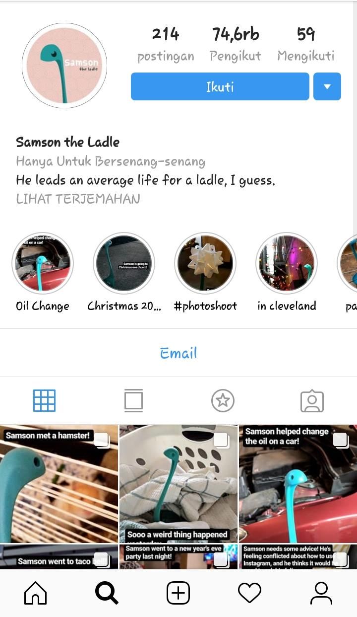 Instagram Samson the Ladle