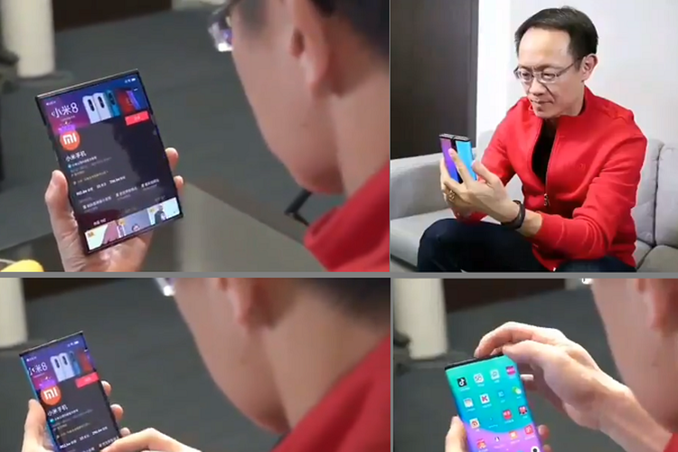 Bos Xiaomi pamer ponsel lipat