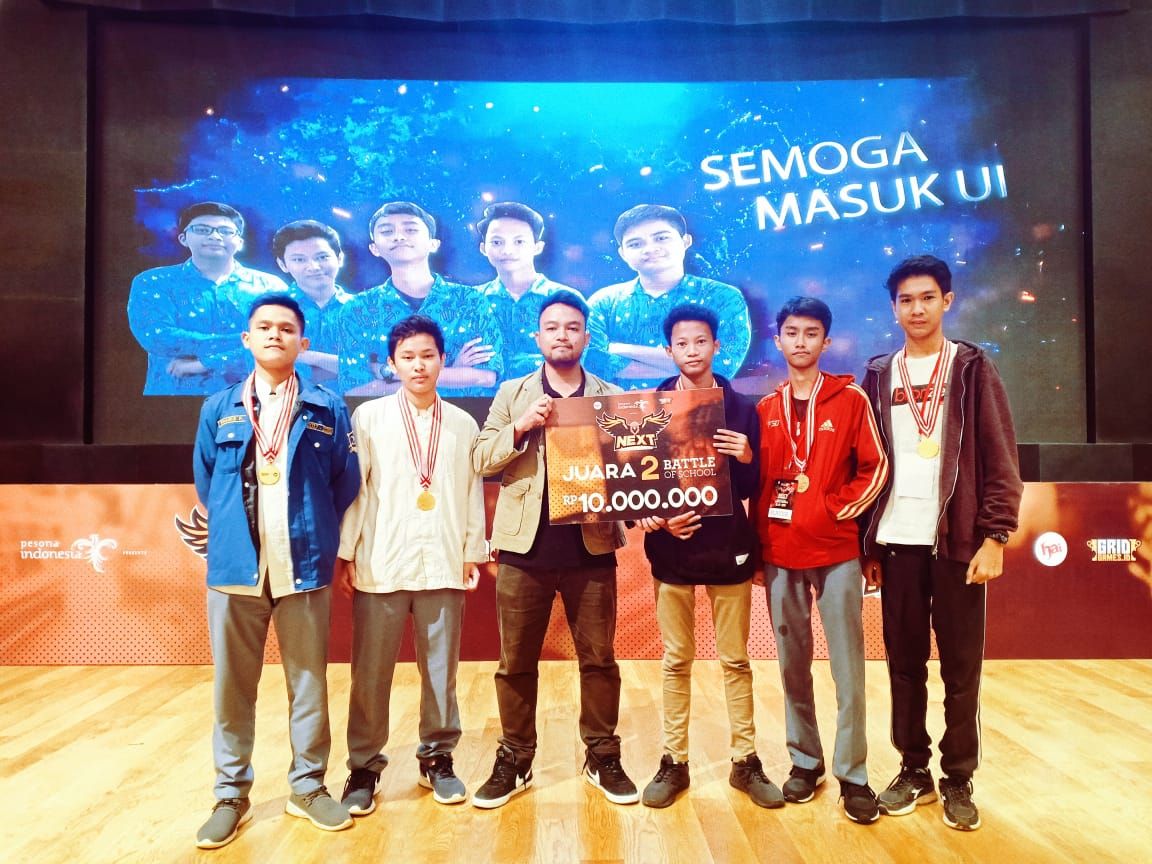 Tim Semoga Masuk UI berhasil meraih juara kedua di Turnamen N.E.X.T 2019