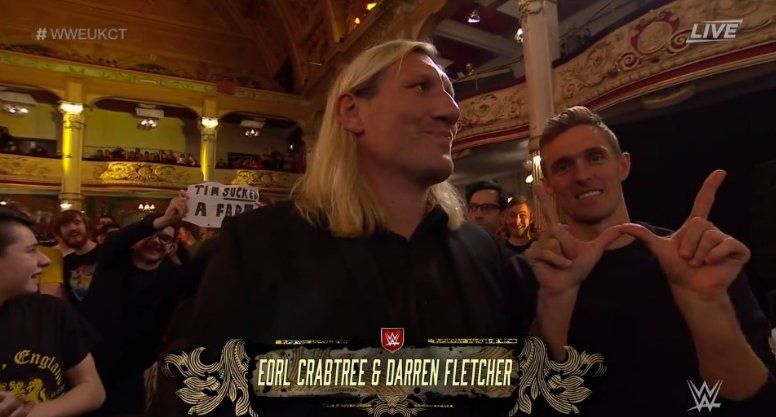 Darren Fletcher kegep nonton WWE NXT UK