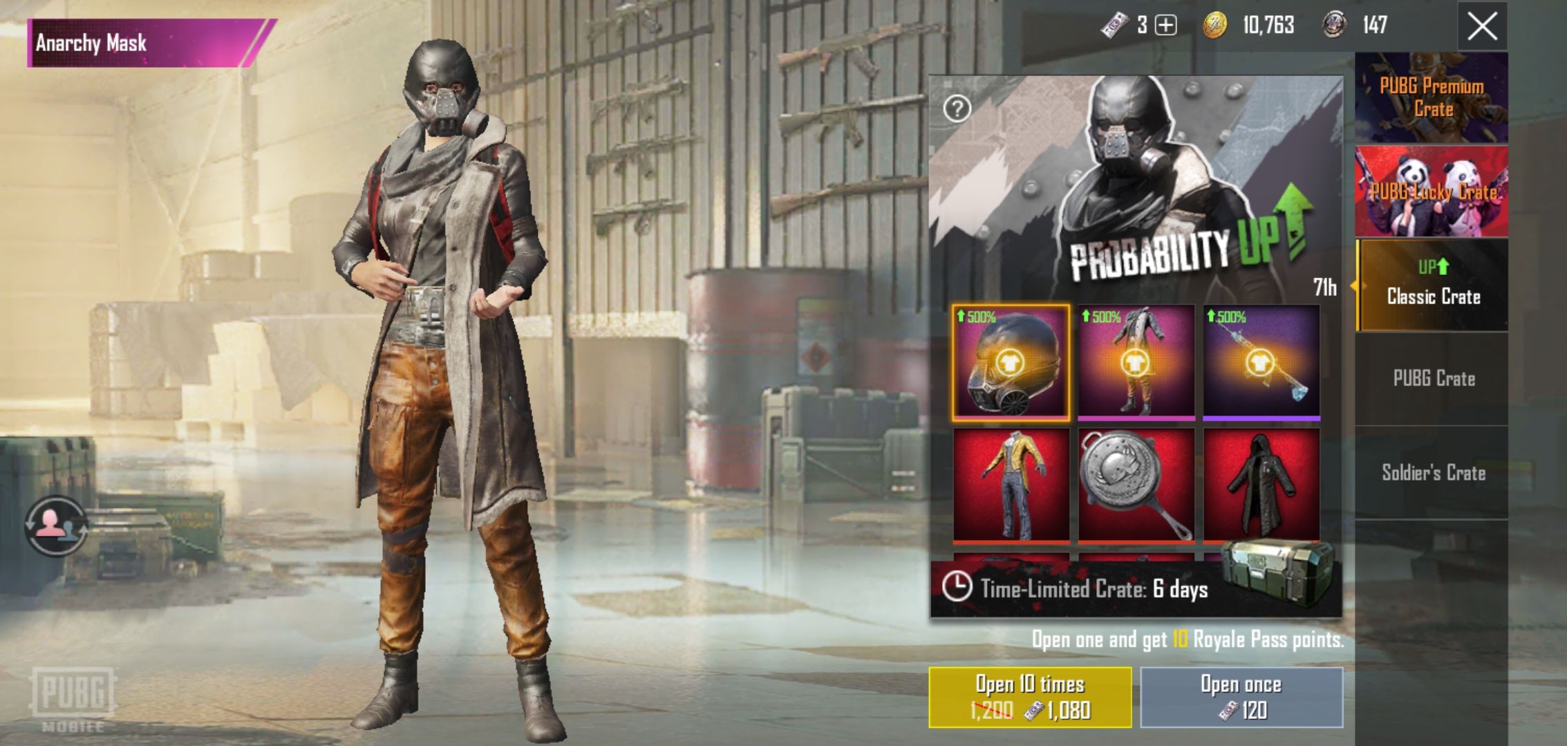 Anarchy Set di PUBG Mobile