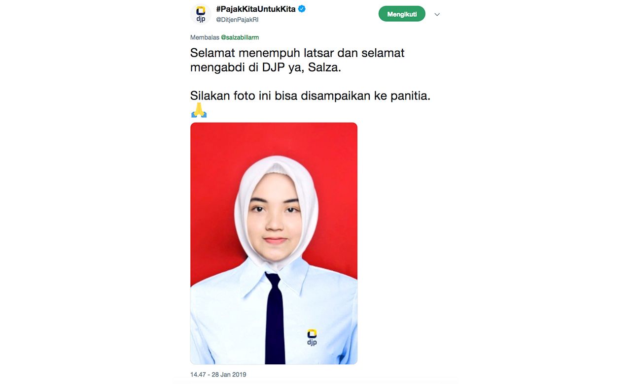 Editan Foto dari Ditjen Pajak