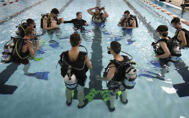 Pelatihan Scuba Diving untuk underwater welding