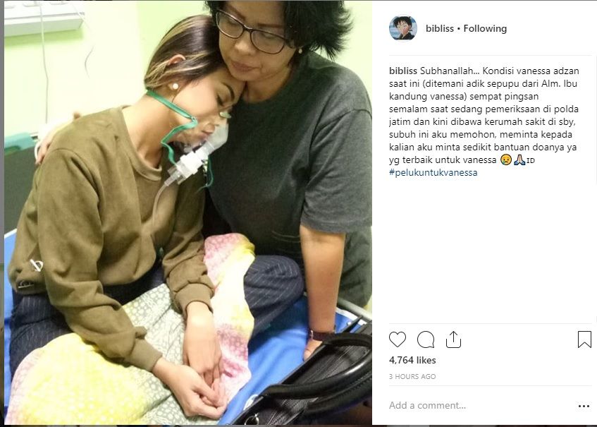 unggahan kekasih Vanessa Angel