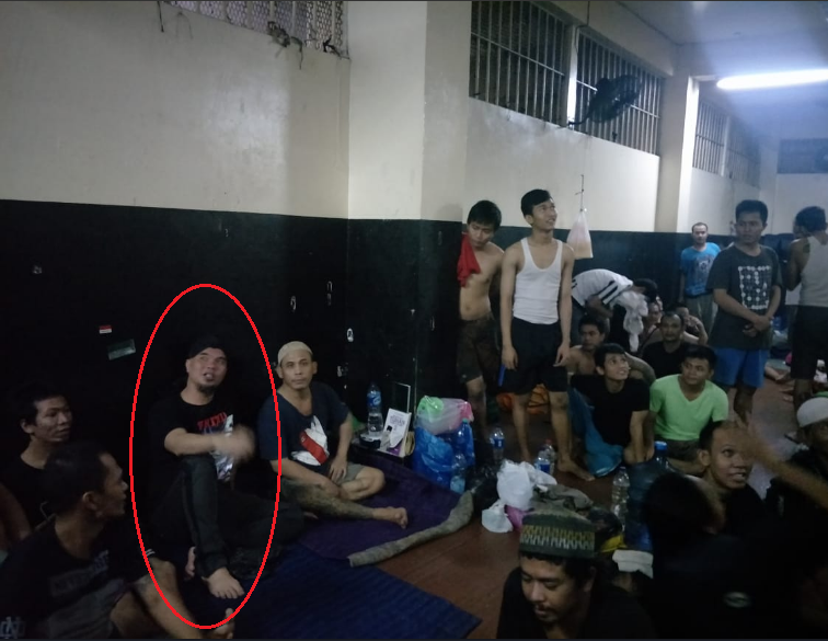Ahmad Dhani saat mendekam di penjara LP Cipinang