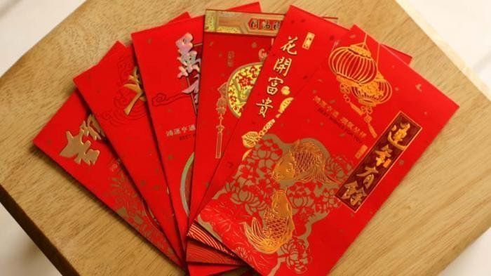 Angpao yang biasa dibagikan saat Imlek