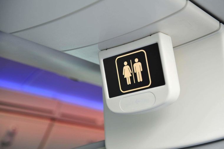 Waktu terbaik untuk menggunakan toilet di pesawat