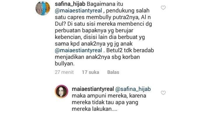 Permintaan Maia Estianty untuk memaafkan anak-anaknya