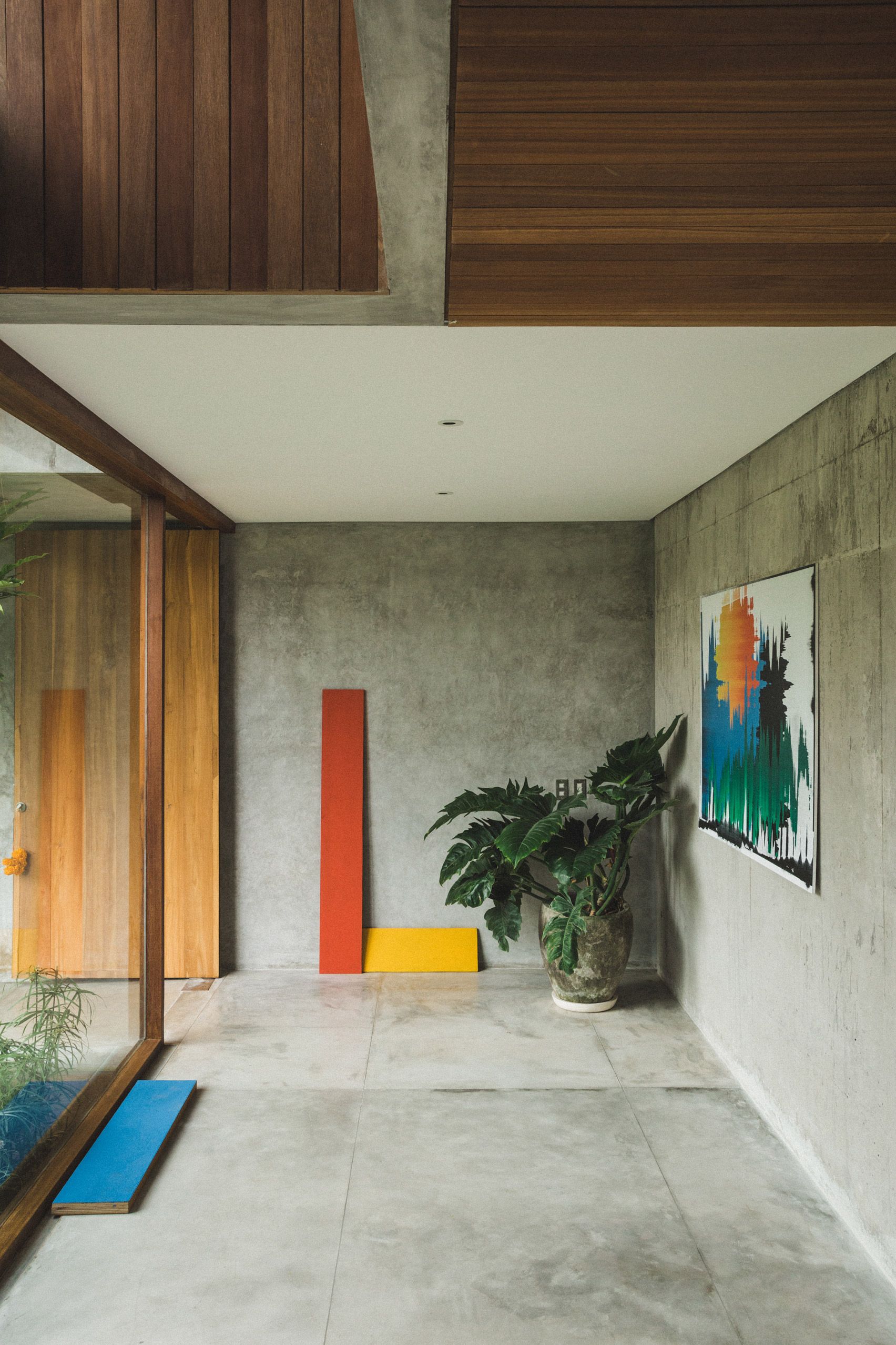 Brutalist Tropical Home in Bali