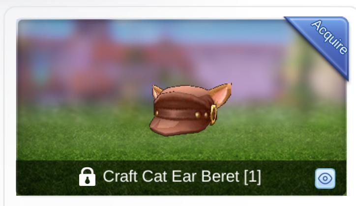 Headwear : Cat Ear Beret