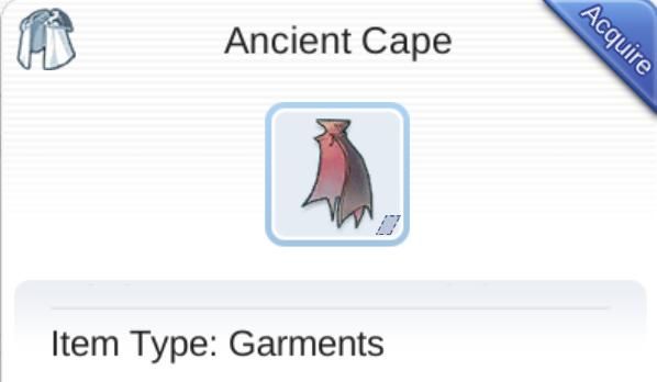 Garment : Ancient Cape
