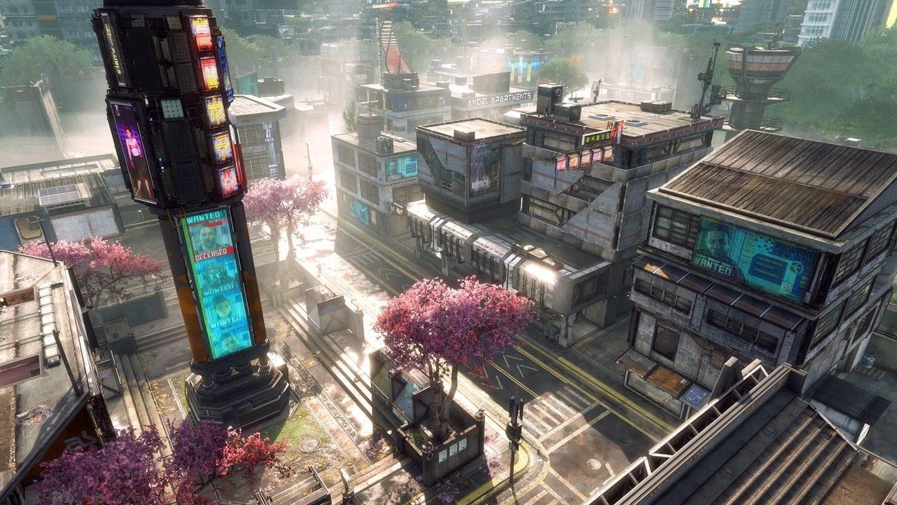 Ilustrasi Peta Angel City yang dibuat kembali di Titanfall 2