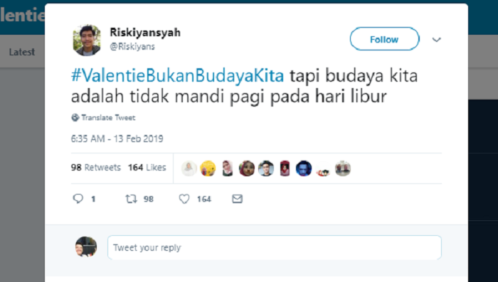 #ValentieBukanBudayaKita