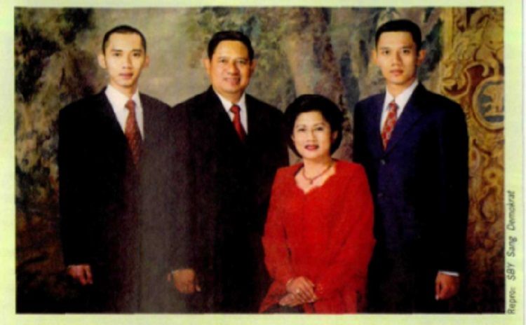 SBY dan keluarganya.
