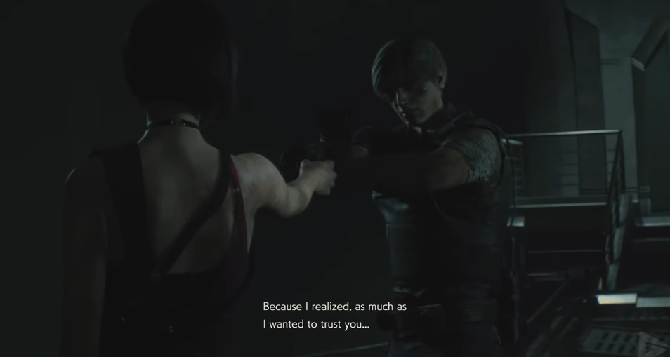 Leon nggak percaya dengan Ada Wong sebagai FBI di Resident Evil 2 Remake