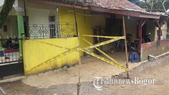 Lokasi ledakan granat di Kecamatan Cibungbulang, Kabupaten Bogor, Jawa Barat yang menewaskan 2 bocah.