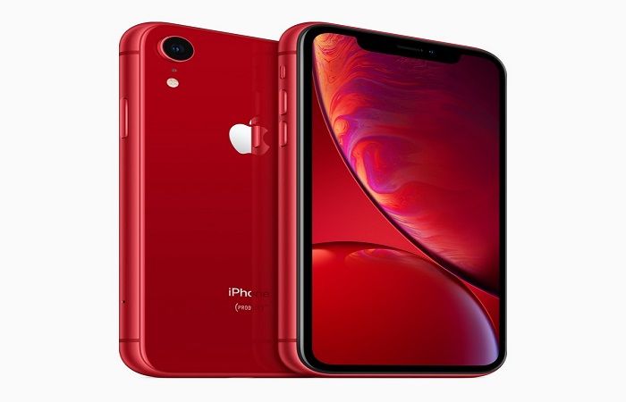 Ilustrasi warna merah pada Iphone XS dan XS Max