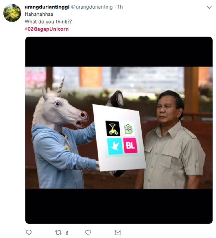 Perang Tagar #JokowiBohongLagi dan #02GagapUnicorn Jadi Trending di Twitter