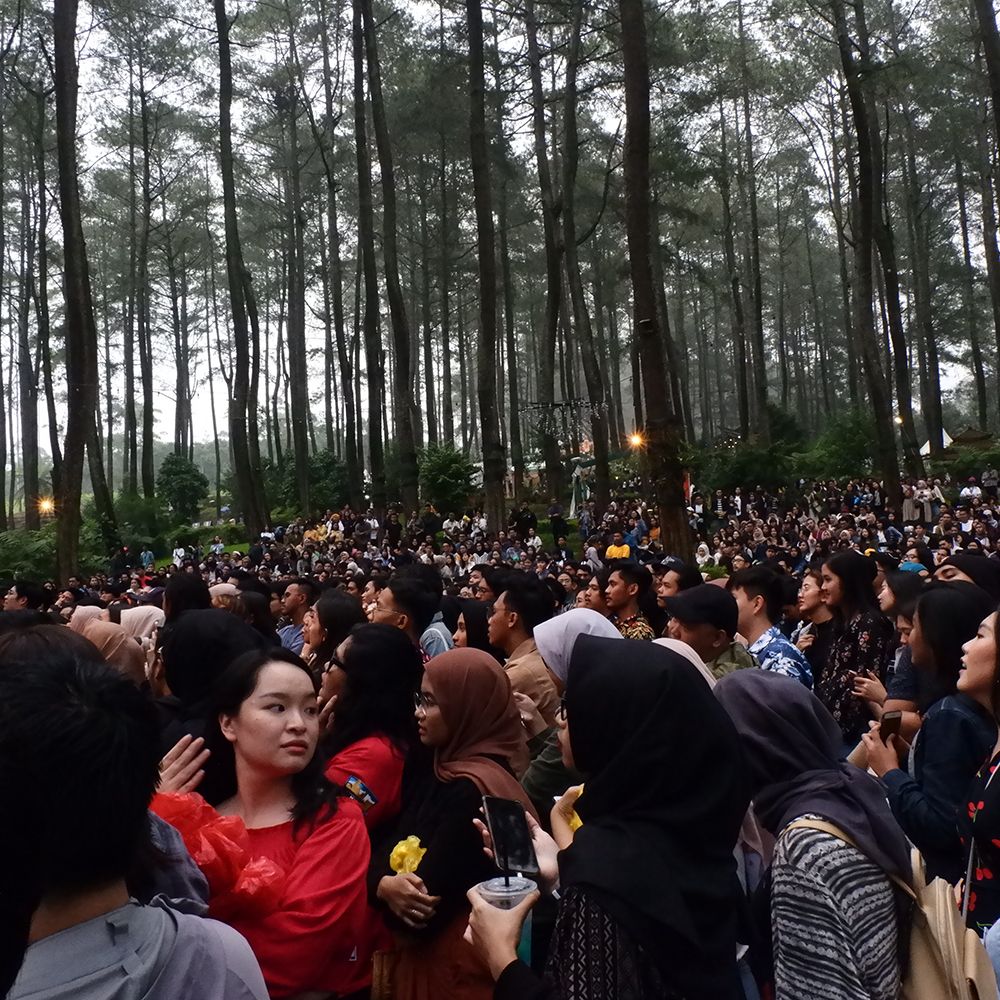 Suasana pengujung Lalala Fest 2019