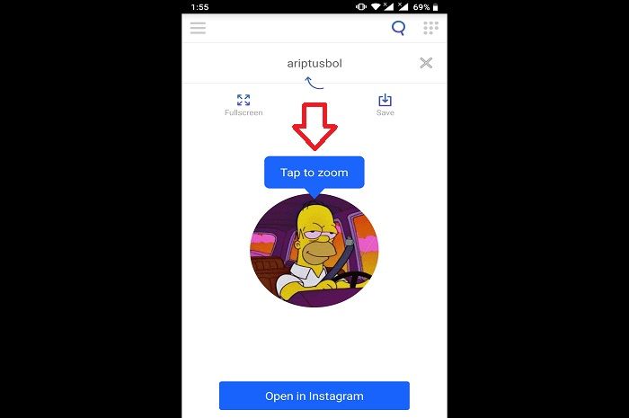 Langsung aja klik profil yang telah muncul