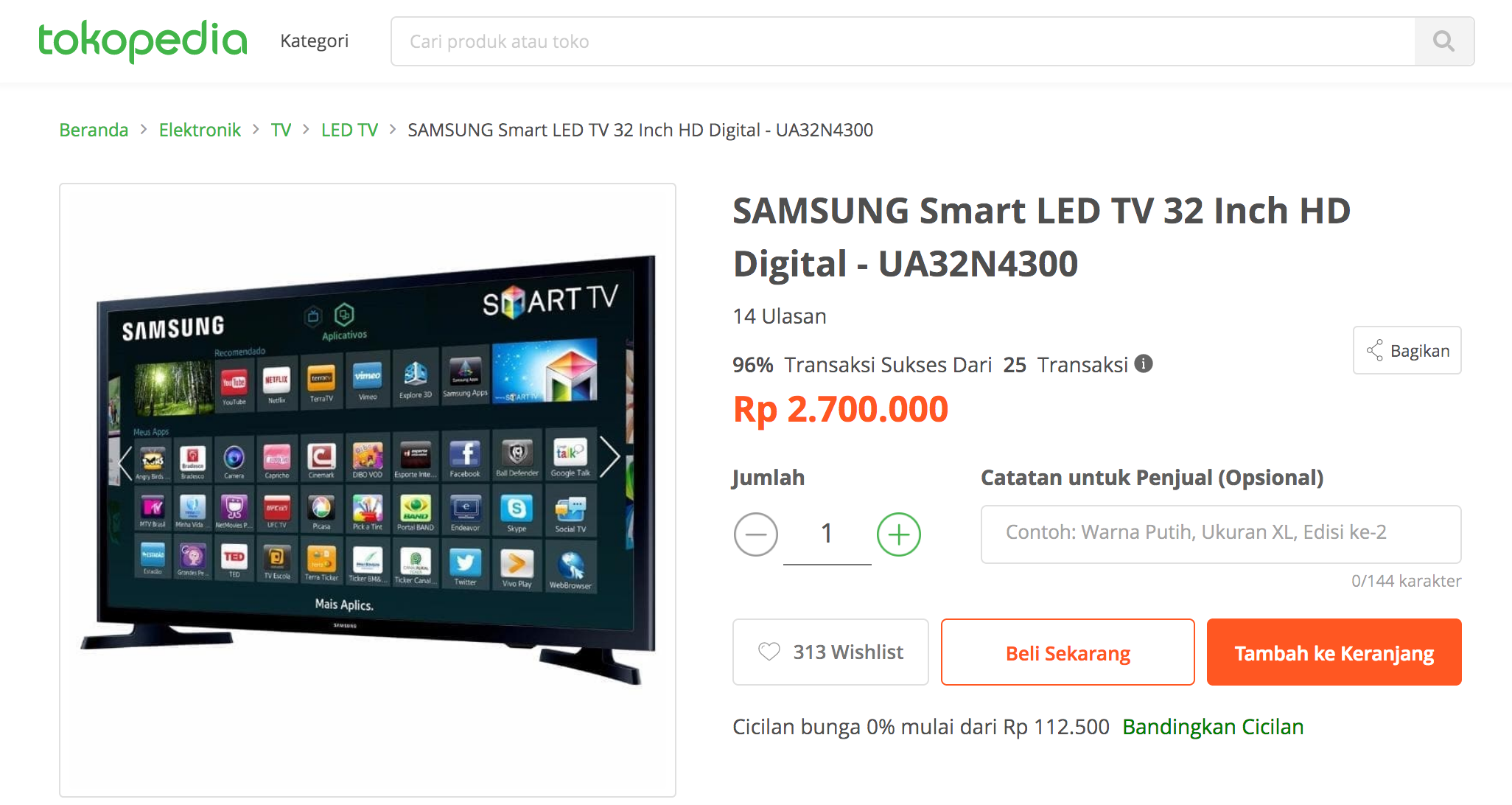 Samsung Smart TV 32