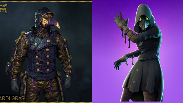 Skin plague doctors Fortnite yang mirip dengan Call of Duty