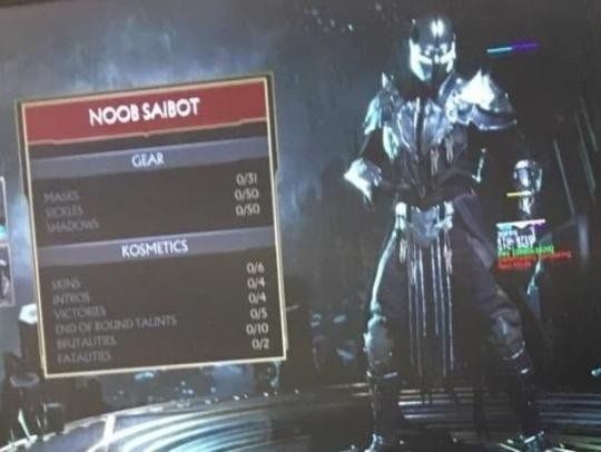  Noob Saibot di Mortal Kombat