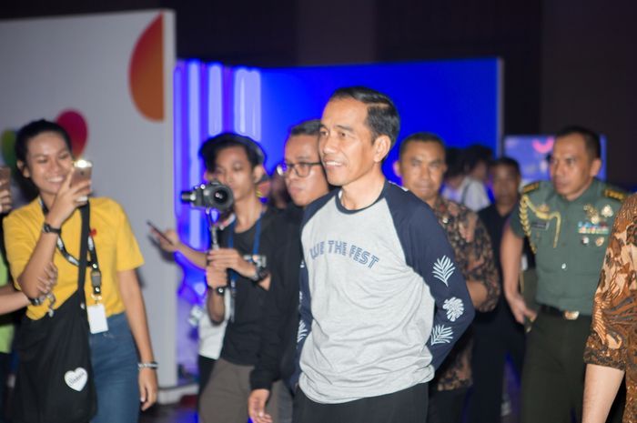 Presiden Joko Widodo di We The Fest 2017