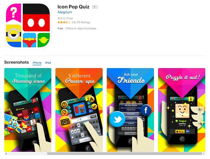 Icon Pop Quiz