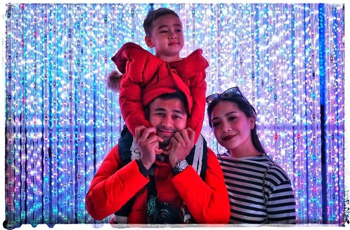 Keluarga Raffi Ahmad dan Nagita Slavina bersama Rafathar